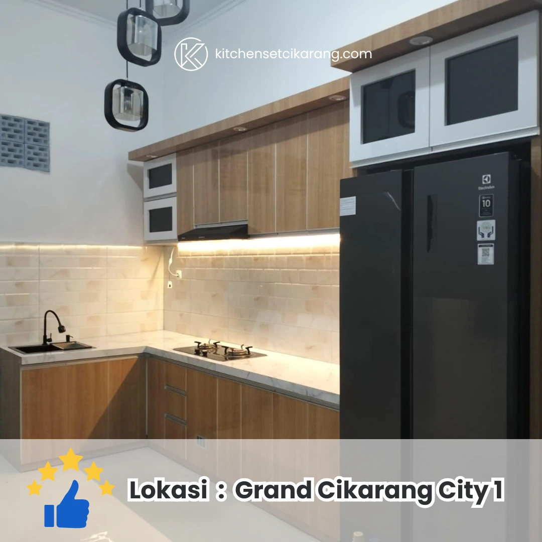 Kitchen set custom Grand Cikarang City